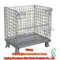 Collapsible and Stackable metal galvanized storage cage